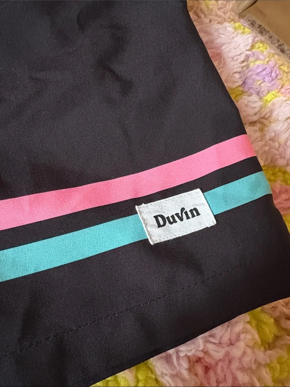 🕷️ Duvin black swim shorts M